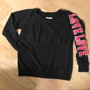 Love Maternity blue sweatshirt